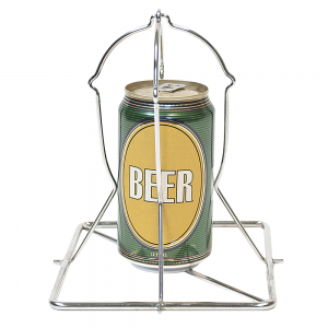 Folding Stainless Beer Can Chicken Roaster 